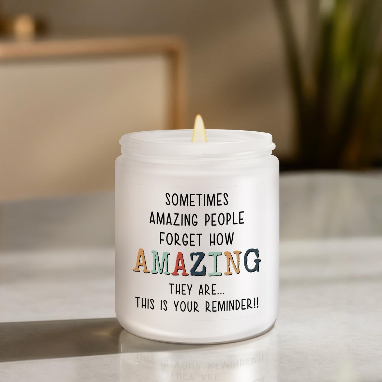 KLL Gifts for Mom from Daughter Son, Best Mom Gifts, Birthday Thanksgiving Christmas Gift for Mother Stepmother Adoptive Mother - Lavender Scented Candle