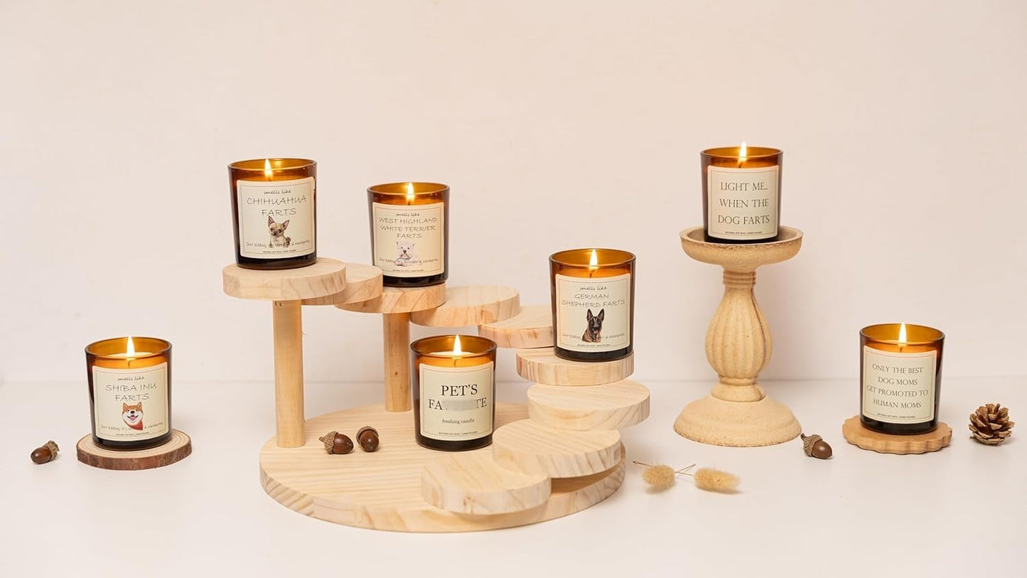 New Mom Gifts, Gifts for New Mom, Only The Best Dog Moms Get Promoted to Human Moms Candle - Lavender & Eucalyptus, Crafted by Natural Soy Wax & Natural Essential Oils
