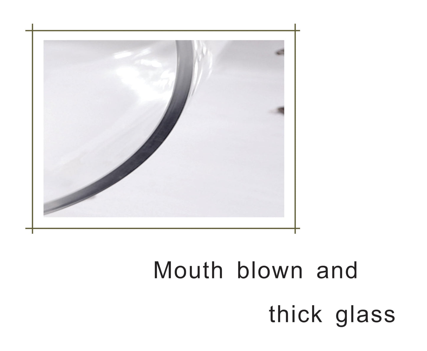 8" Wide Glass Hurricane Candle Holders with Handmade Sturdy Glass Sleeves and Distressed Brown Wood Base for Pillar Candle & Plants, Industrial, Farmhouse, Display Cloche Bell Jars, Table Centerpiece