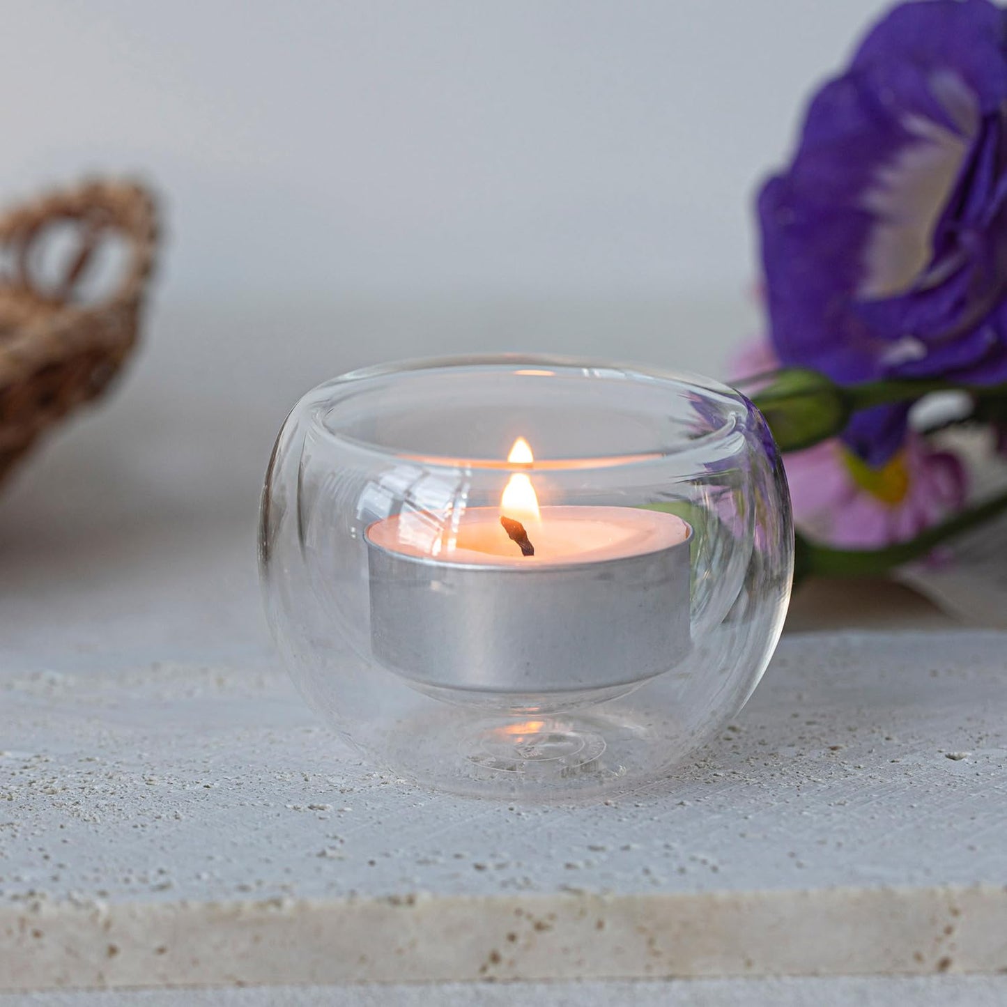 Ner Candles White Unscented Tea Lights- Smokeless, Drip Less, Long Lasting Flames- Center Pieces for Dinners and Events- European Wax Flame- Bulk Pack (200 Candles)