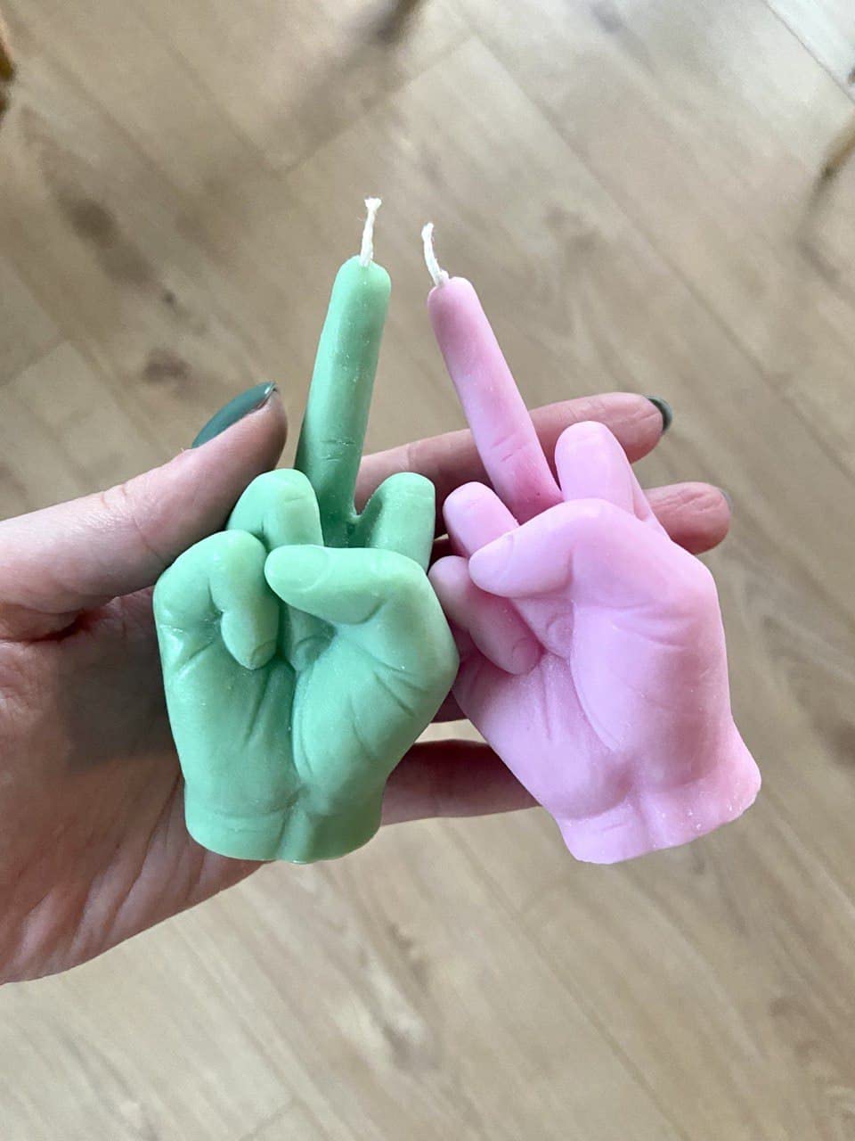 Middle Finger Candle, Homemade soy candle, Hand Fuck Candle, Teen Room Decor Candle, Funny Aeshetic Candle, Hippie Candle (White, POMEGRANATE)