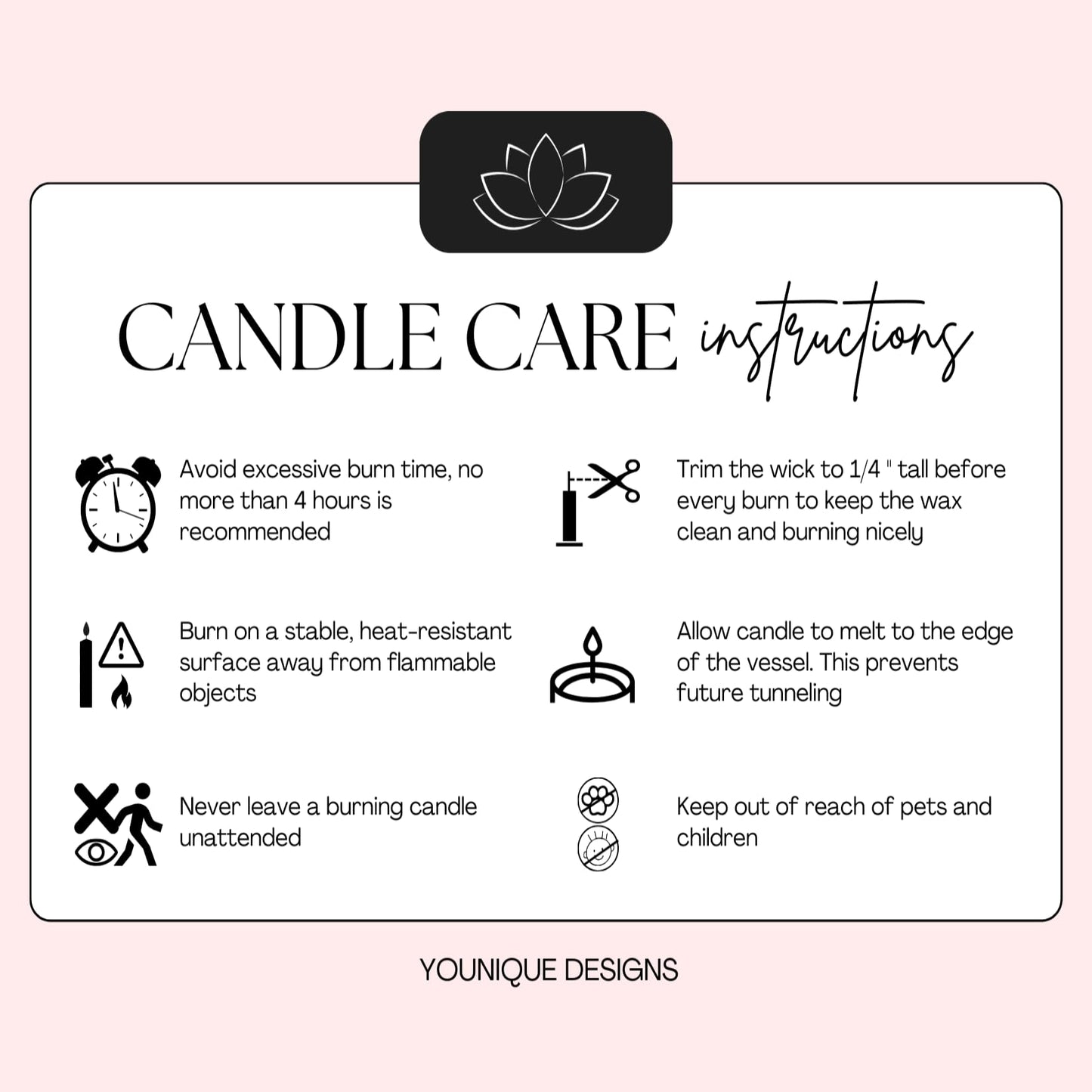 You Nique Designs Gifts for Rottweiler Lovers - Dog Fart Candle, Rottweiler Gifts for Men, Women - Rottweiler Dad, Rottweiler Mom Gift Idea - Rottweiler Decor, Accessories (Lavender & Vanilla)