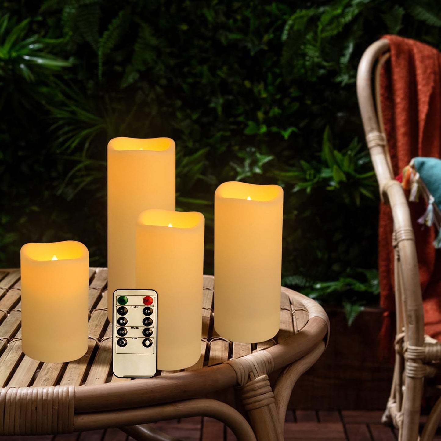 Wfmolcand 48-Pack LED Flameless Candles with Remote Control - Perfect for Home, Parties, and Special Occasions - Create a Magical Ambiance Effortlessly(Three Sizes)
