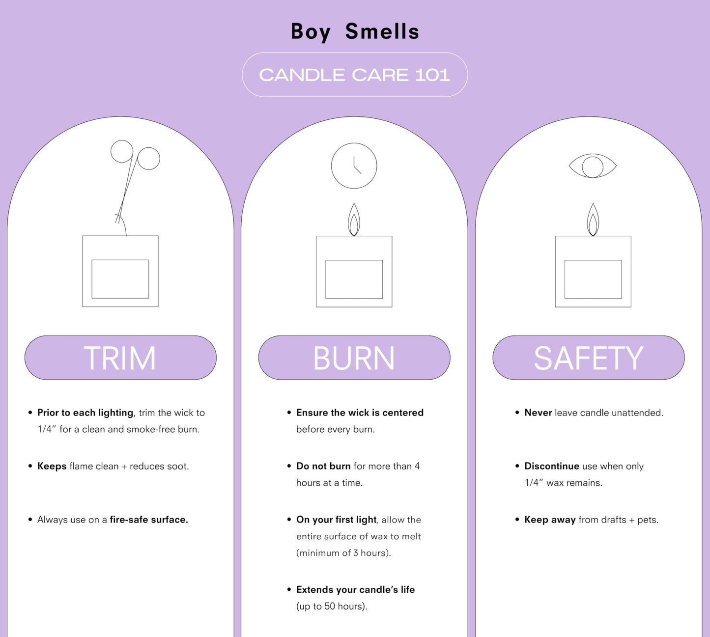 Boy Smells Grass Scented Candle - 8.5 oz - Home Candle with Bergamot, Fresh Sage, and Wild Grass Notes - Up to 50-Hour Burn - Cotton Wick