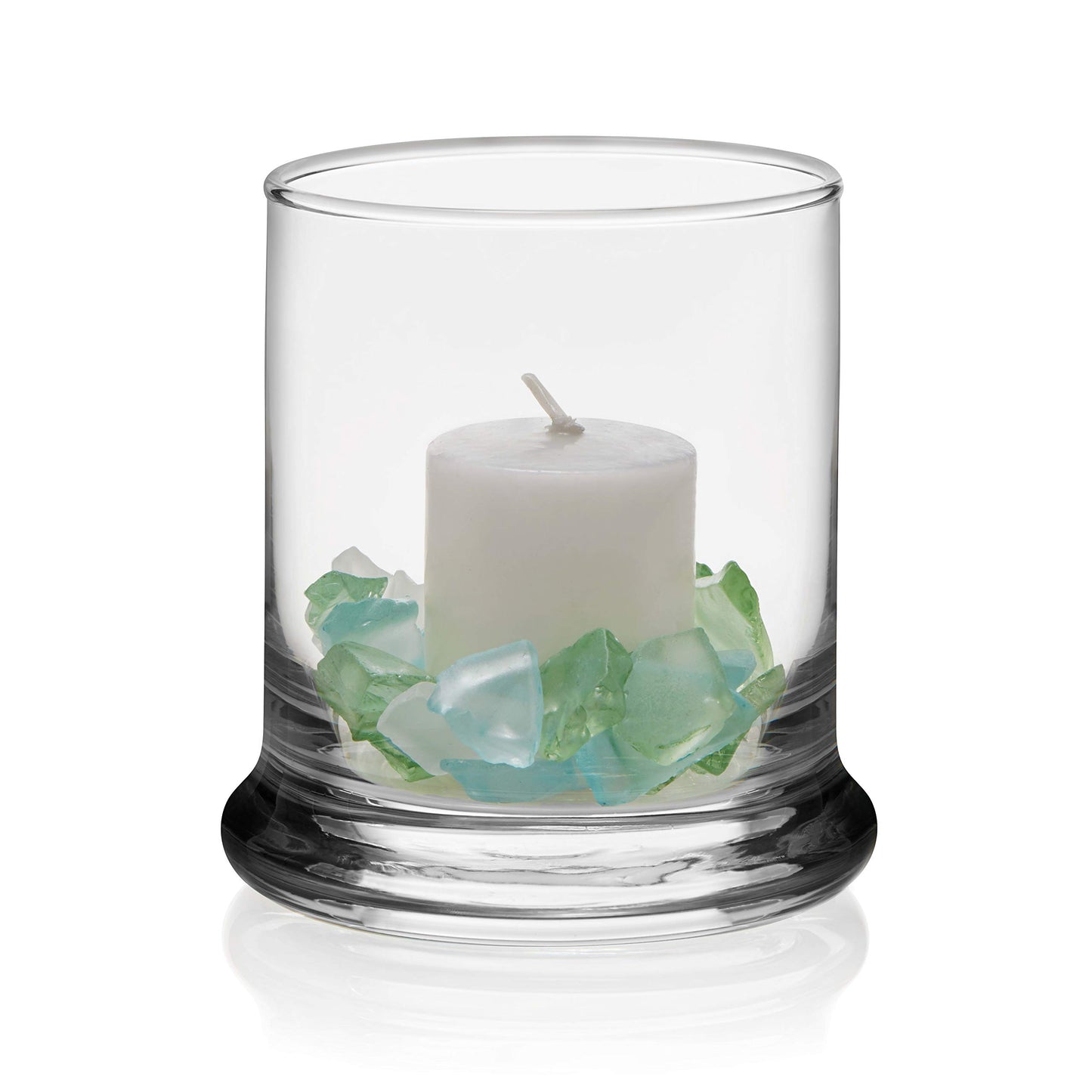 Libbey Status Glass Votive Candle Holders, Set of 12