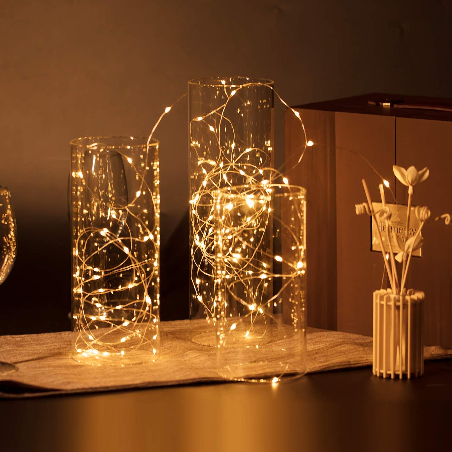 WGVI Clear Hurricane Candleholder,Glass Chimney for Candle Open Ended, Chimney Tube of Sizes in Various for Choice, 4.7" Wide x 8" Tall