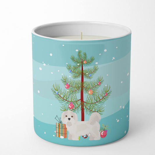 Caroline's Treasures CK3467CDL KYI-Leo Christmas Tree 10 oz Decorative Soy Candle Nature Soy Wax Essential Oil Home Decor Ideal for Bedroom Kitchen Bath Office Gift, 10 oz