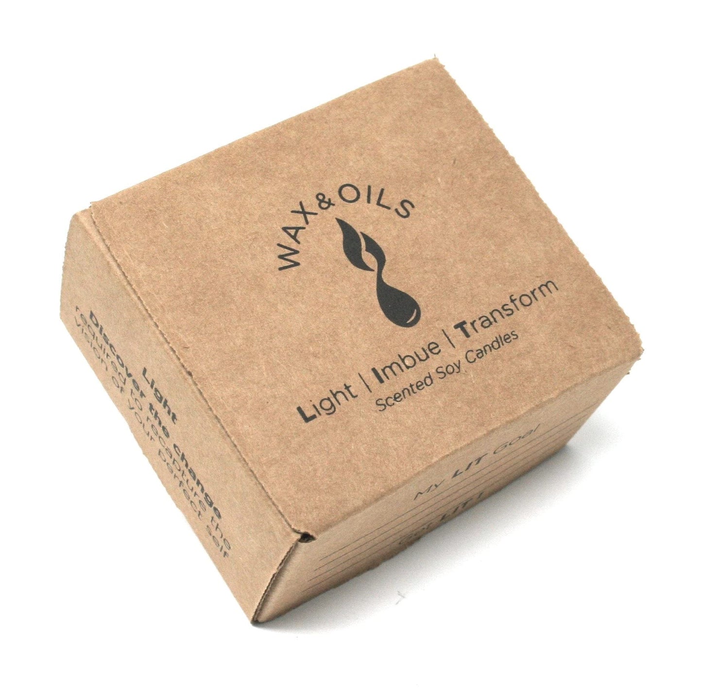 Wax and Oils Soy Wax Aromatherapy Scented Candles (Christmas Hearth) 8 Ounces. Single