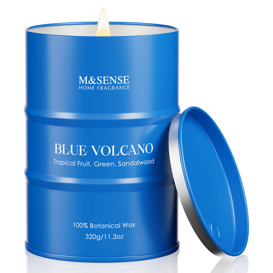 M&SENSE Tropical Fruit Soy Scented Candles Natural Non Toxic, Summer Candles 11.3oz 70 Hours Long Lasting Burning, Unique Candle Gifts Cozy Room Decor for Women Men
