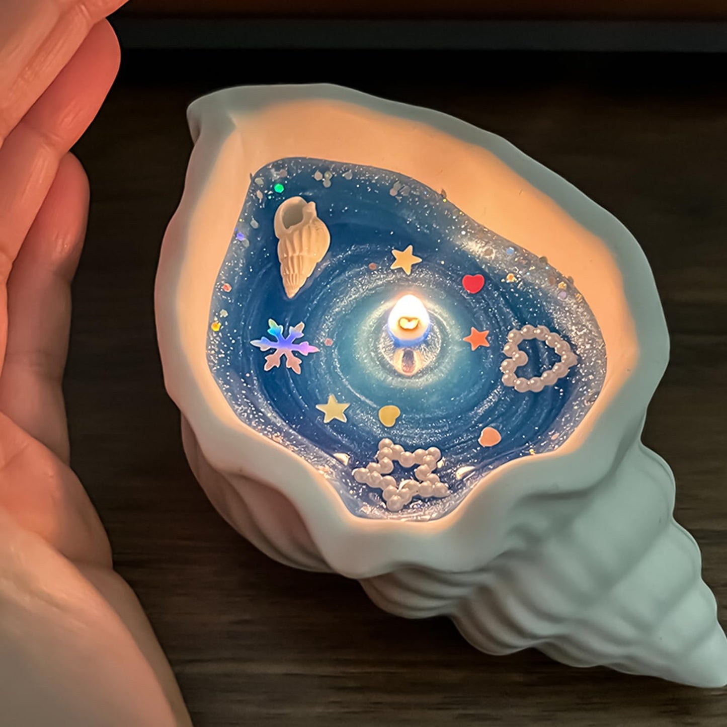 4 Pack Scented Candles for Home Small Candles Candles Gifts Sets for Women Men Birthday Thanksgiving Christmas Valentine's Mother's Day (Light Blue &Orange) (Light Blue&Blue)