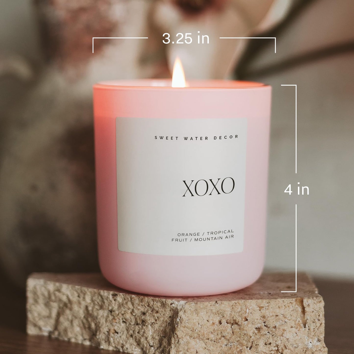 Sweet Water Decor OMG, You're Engaged! Candle, 15oz Pink Matte Jar, 70 Hour Burn Time, Non-Toxic Soy Wax, Bridal Shower Engagement Gift, Engagement Gift for Bride, Bridal Shower, Newlyweds