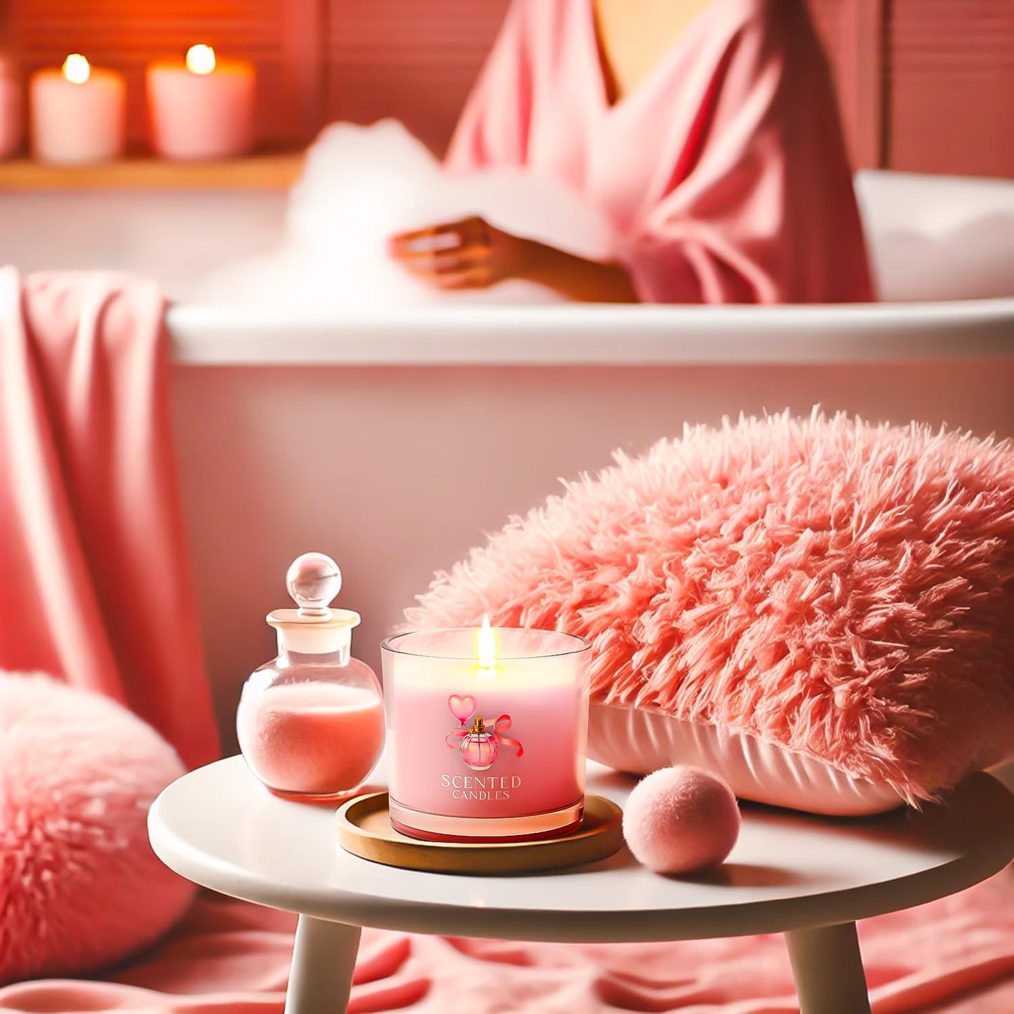 CHILLFLAME 60th Birthday Gifts for Women, Birthday Candle Gift Set for Her, 6 Scented Votive Candles, Candles Gifts for Women/Men (6 Color, 14 oz)