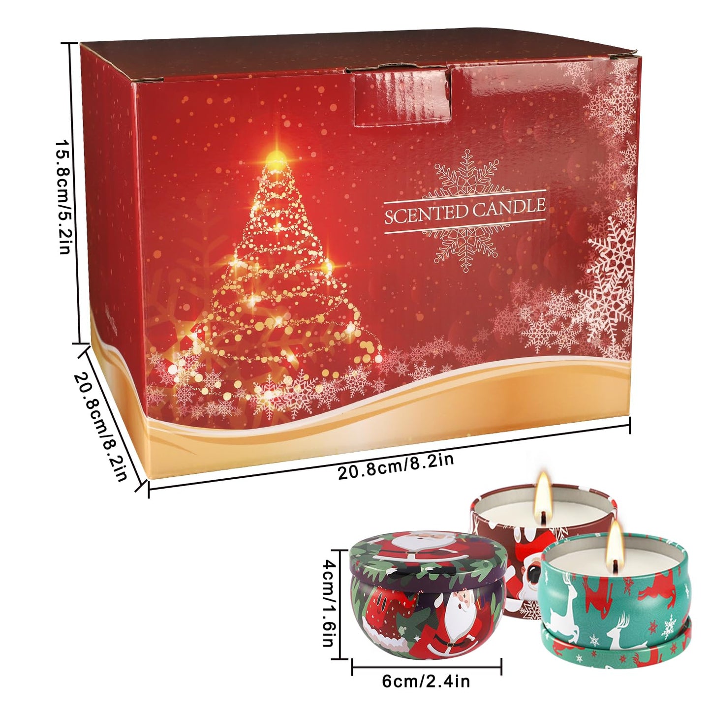 WPONSZU 36 Pack Christmas Scented Candles,Candvent Calendar 2025,Gift Set 2.5oz Strong Fragrance jar Candles,for Home Scented Decoration Birthday Valentine'sDay