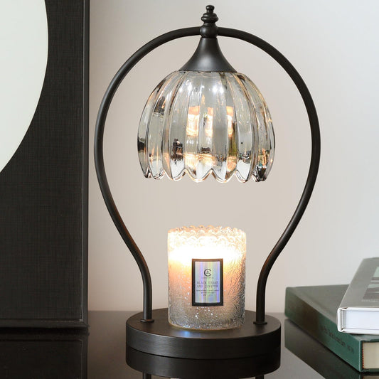 GOODBUY Candle Warmer Lamp with Timer, Dimmable Top-Down Candle Warmer for Jar Candles, Electric Wax Melt Warmer Lamp with 2H/4H/8H Auto Shut Off, Home Decor Gift for Bedroom Living Room Office