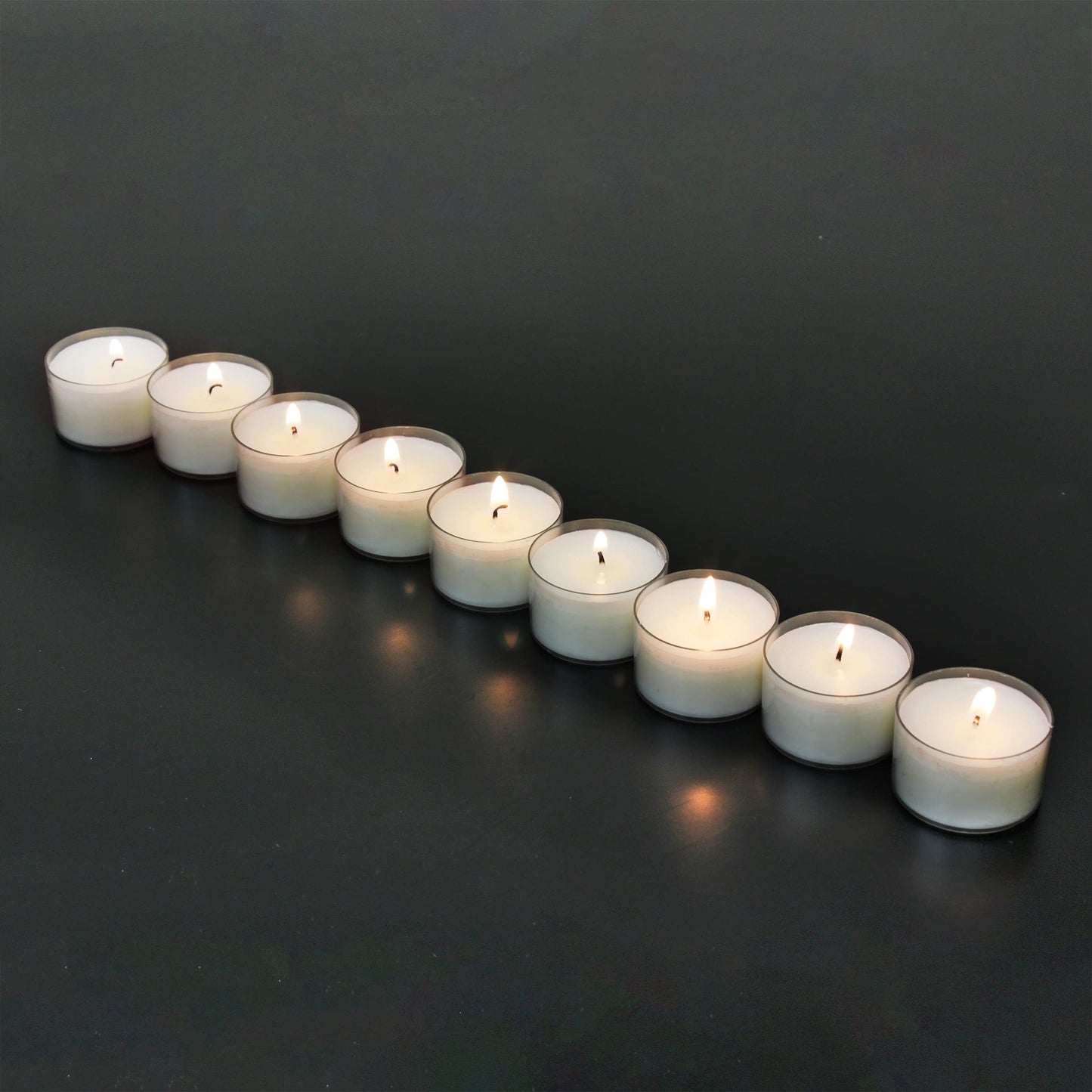 Stonebriar 192 Count White Unscented 6 to 7 Hour Extended Burn Time Clear Cup Tea Light Candles (Pack of 2)