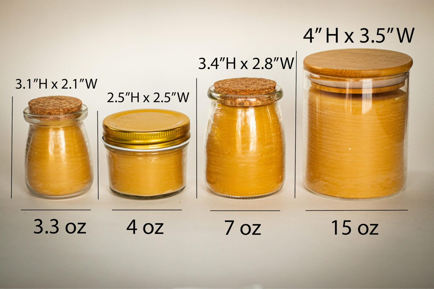 BeeTheLight Beeswax Jar Candle with Cork Lid - Cedarwood Sage Aromatherapy Candle - 31 Hours Burn Time - All Natural 100% Pure Beeswax Candle - Handmade Decorative Jar Candle