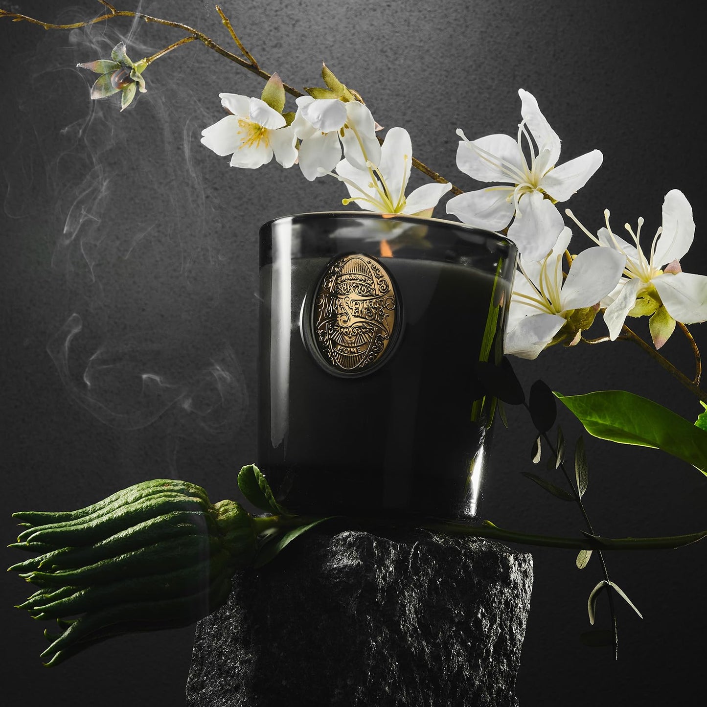 M&SENSE Natural Soy Candle | Crisp Chill & Black | 9.2 oz, 50H Burn Time | Luxury Scented Candle for Him,for Relaxation, Gifting, Home Décor | Ideal for Bedroom, Office, Party Ambiance