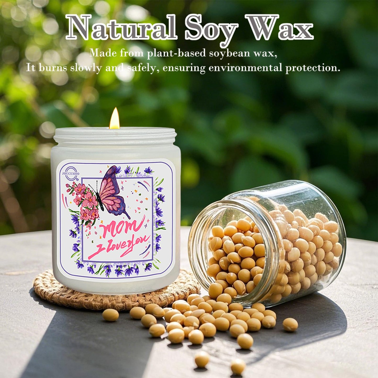 Mothers Day Gifts for Mom from Daughter Son, Scented Candles for Home, Aromatherapy Candle for Relaxing, Soy Candles, 50 Hour Long Burning, Birthday Gifts for Women