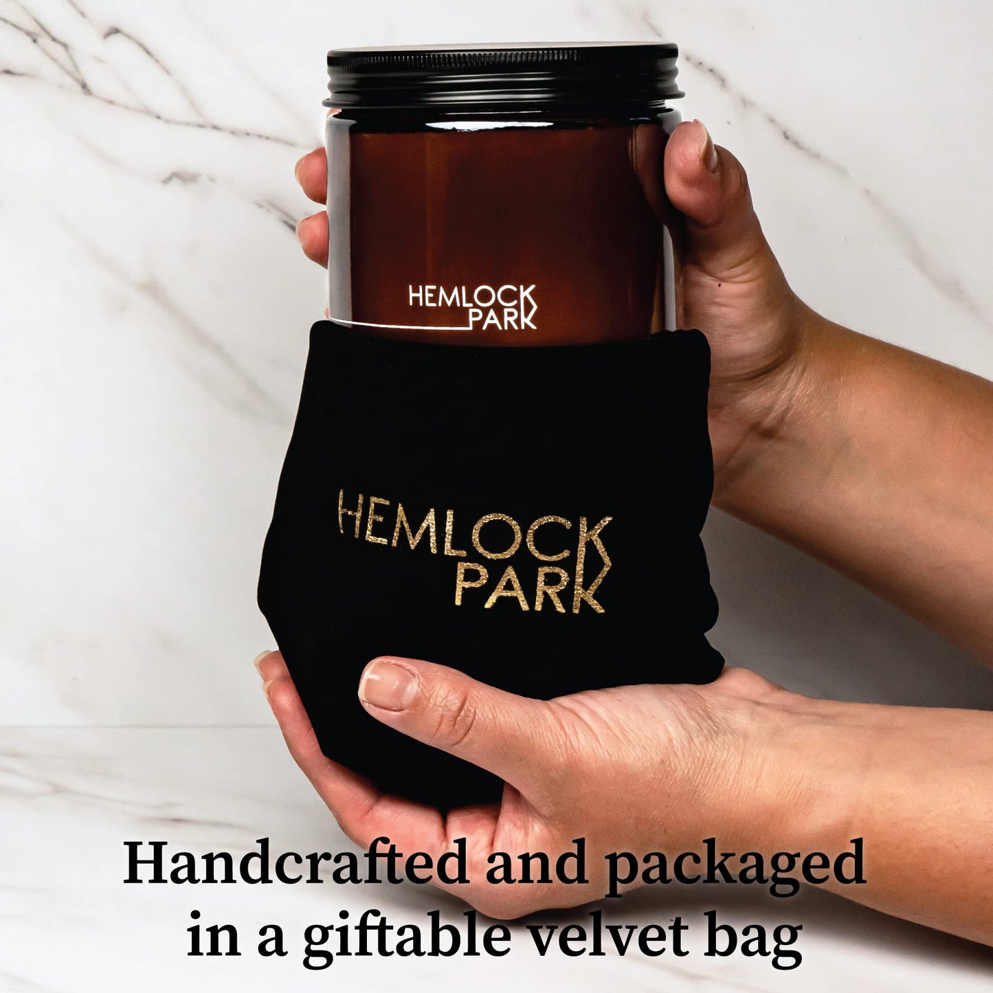 Hemlock Park Bergamot Cedar Apothecary Hand-Poured Scented Candle | Crackling Wood Wick, Botanical Fragrance & Coconut Wax | Up to 90 Hour Burn Time | 16 oz
