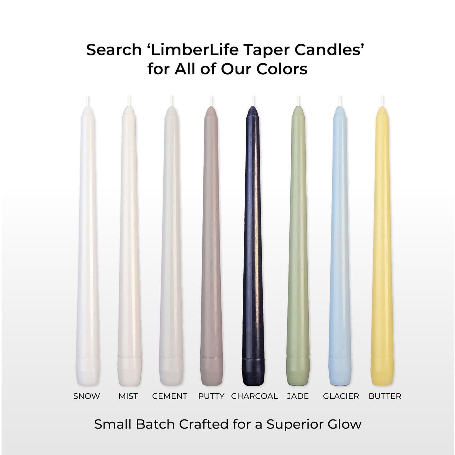 Jade Green Candles 10 Inch Tapers, 12 Pack - Unscented Dripless Dinner Candles, 7 Hour Burn Time, Premium Solid Wax Candlesticks for Weddings, Parties, Events & Home Decor.