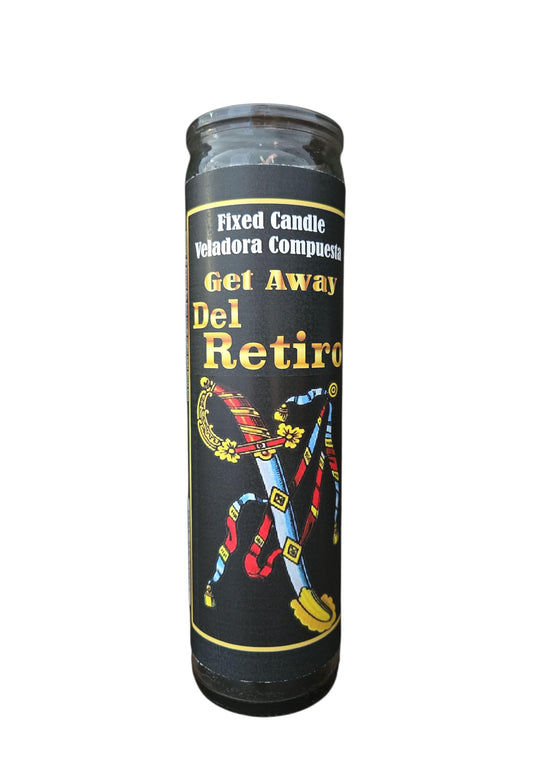 Del Retiro Negro Fixed Candle