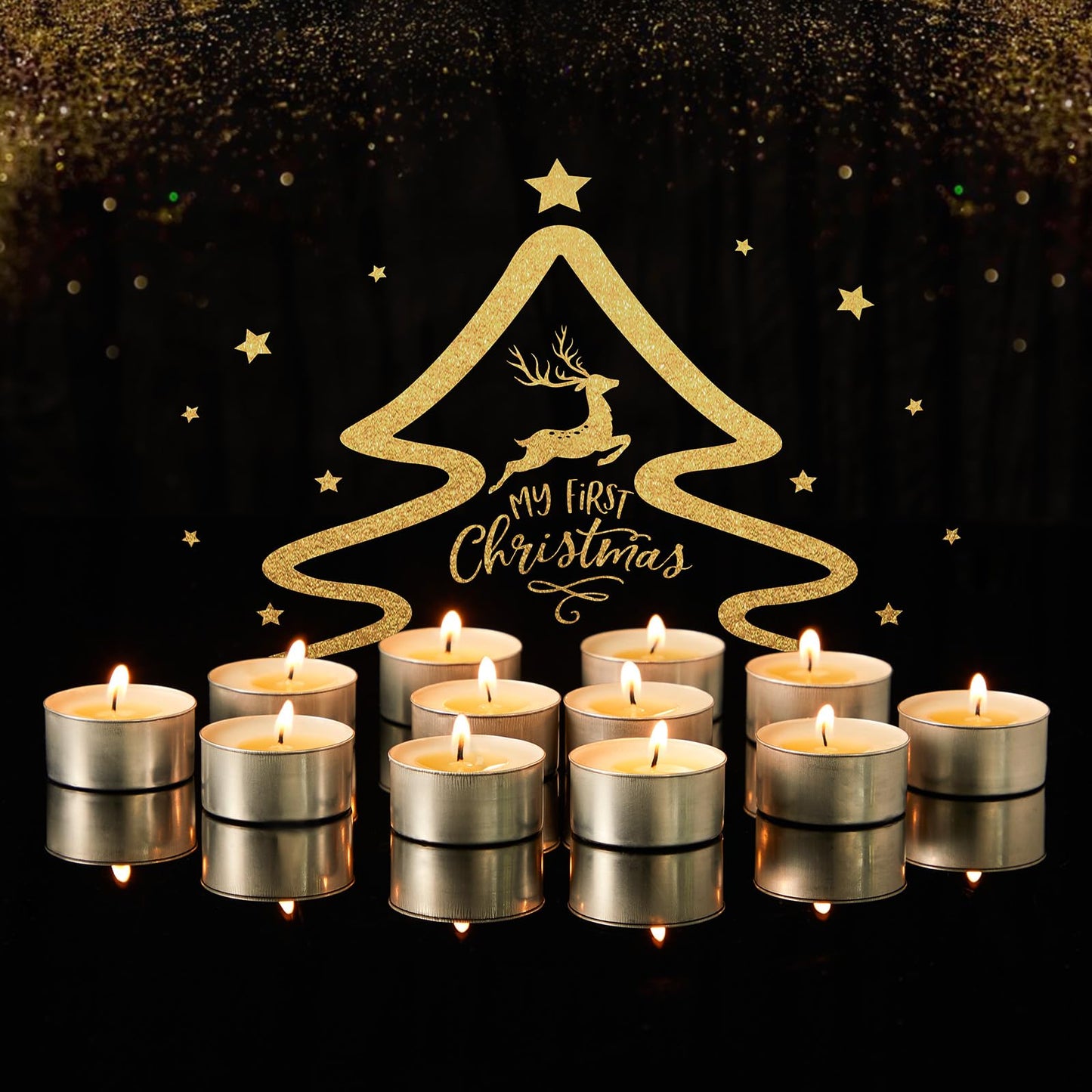 Unscented Tea Lights Candles 240 Pack, 4 Hours Long Burning,White Tea Candles Bulk, Bright Burn with Palm Wax,Smokeless Tealight Candles for Wedding,Centerpiece,Christmas Lights,Home Decorative