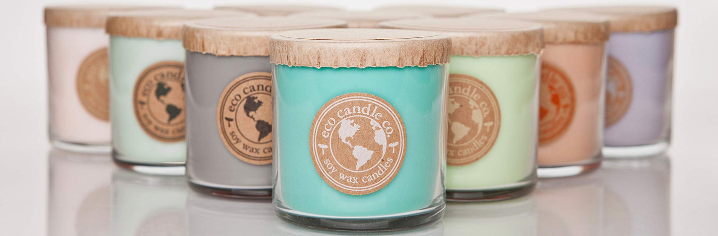 ECO CANDLE CO. Recycled Candle, Crushed Cranberry, 6 oz. - Scents of Fresh Cranberries, Apples, Citrus, Clove & Cinnamon - 100% Soy Wax, No Lead, Kraft Paper Label & Lid, Hand Poured, Phthalate Free