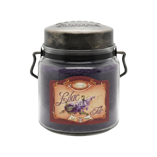 McCall’s Candles | Lilac | 16 oz Scented Candle | USA-Poured | Vintage Rustic Jar with Carrying Handle | Delicate Spring Blossom Fragrance