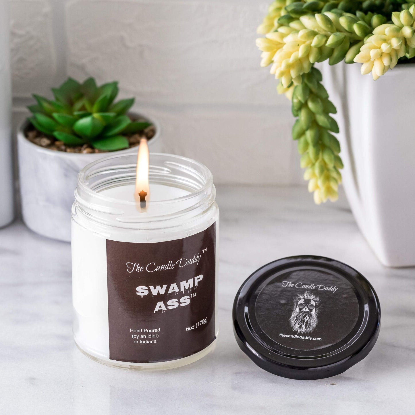 Swamp Ass- Gross Smelly Candle- Stinks