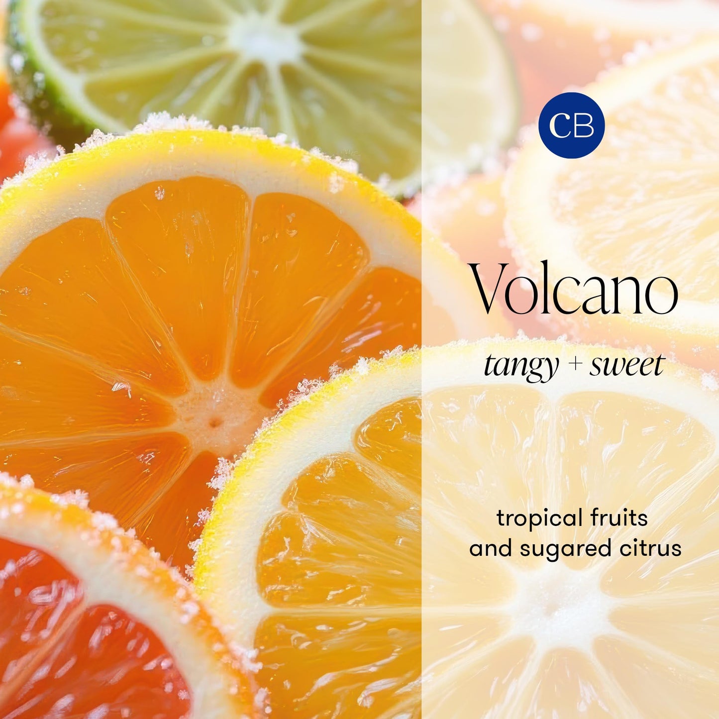 Capri Blue - Modern Marble Jar Candles - Luxury Candle for Home Scented - Soy Candle Blend - Long Lasting Candles - Volcano Scented (19 oz)