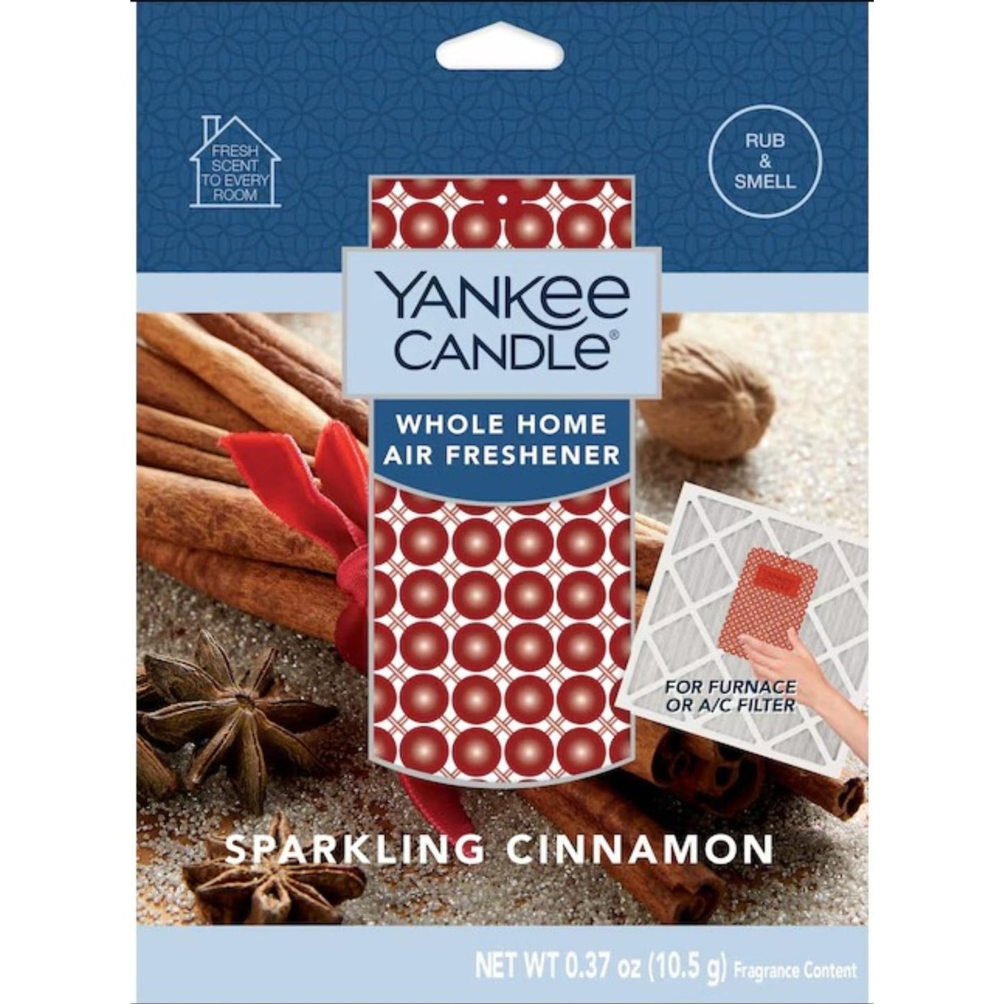 Yankee Candle Whole Home Air Freshener Variety Pack (Apple Pumpkin, Balsam Cedar, Sparkling Cinnamon, & Macintosh) (1ea / Pack of 4)