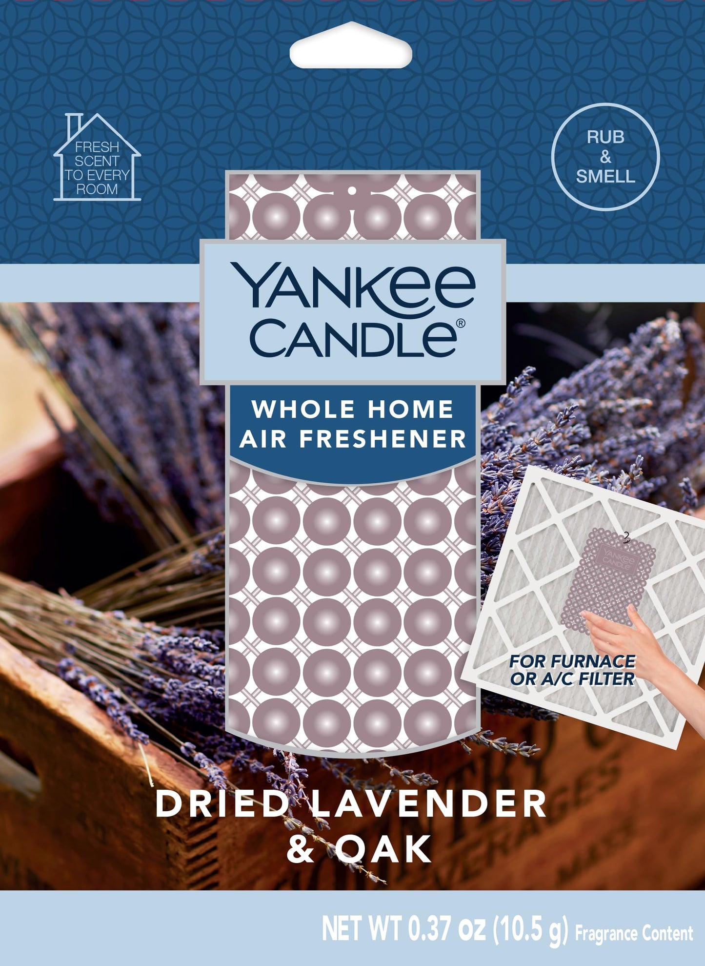 Yankee Candle Whole Home Air Freshener Variety Pack (Sage Citrus, Lilac Blossoms, Dried Lavender & Oak, & Sicilian Lemon) (1ea / Pack of 4)