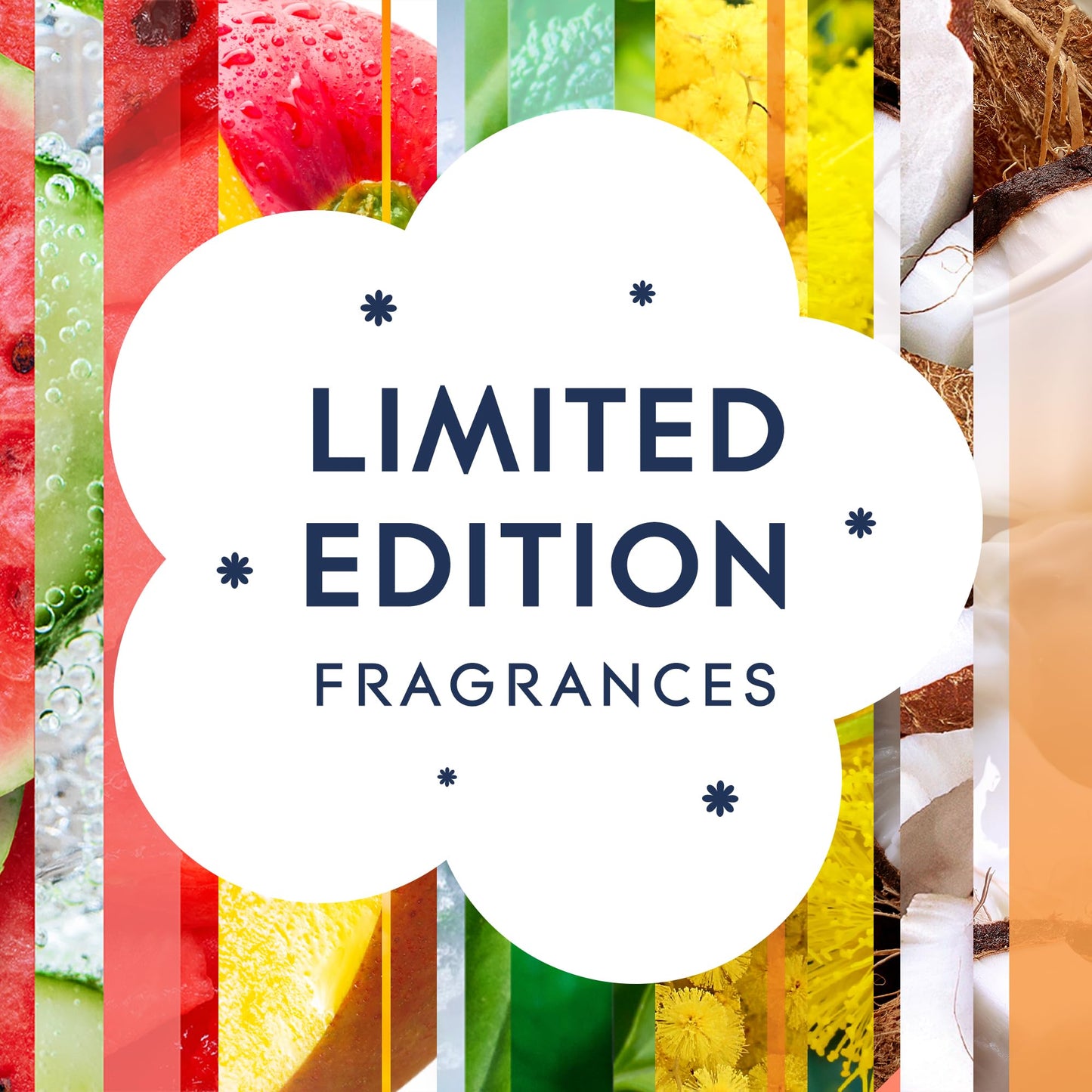 Glade 3-Wick Candle, Cool Coconut Limited Edition, Fragrance Infused with Essential Oils, 6.8 oz