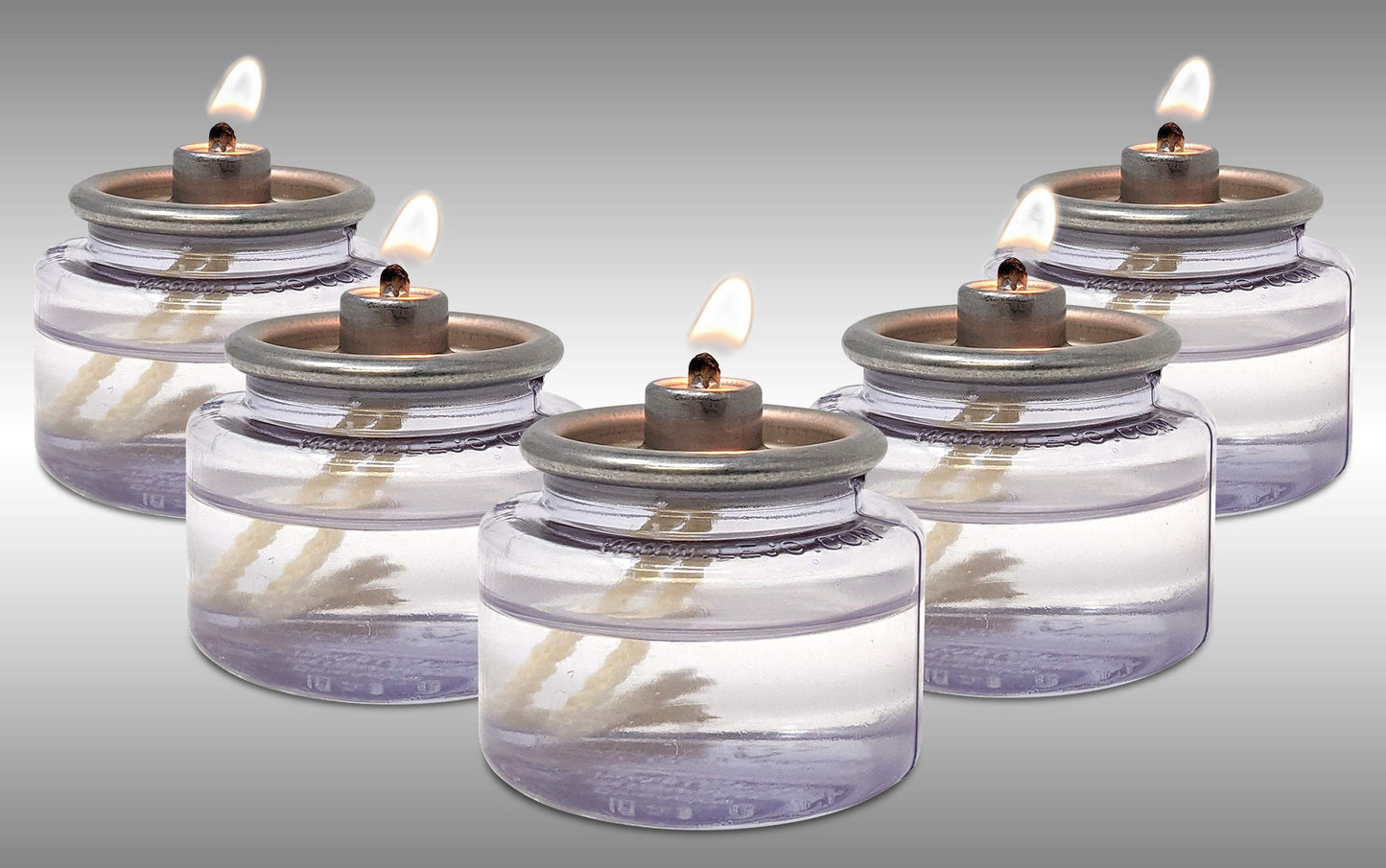 Hyoola Liquid Candles - 8 Hour Disposable Paraffin Tea Lights - 90 Pack for Restaurant Tables and Emergencies