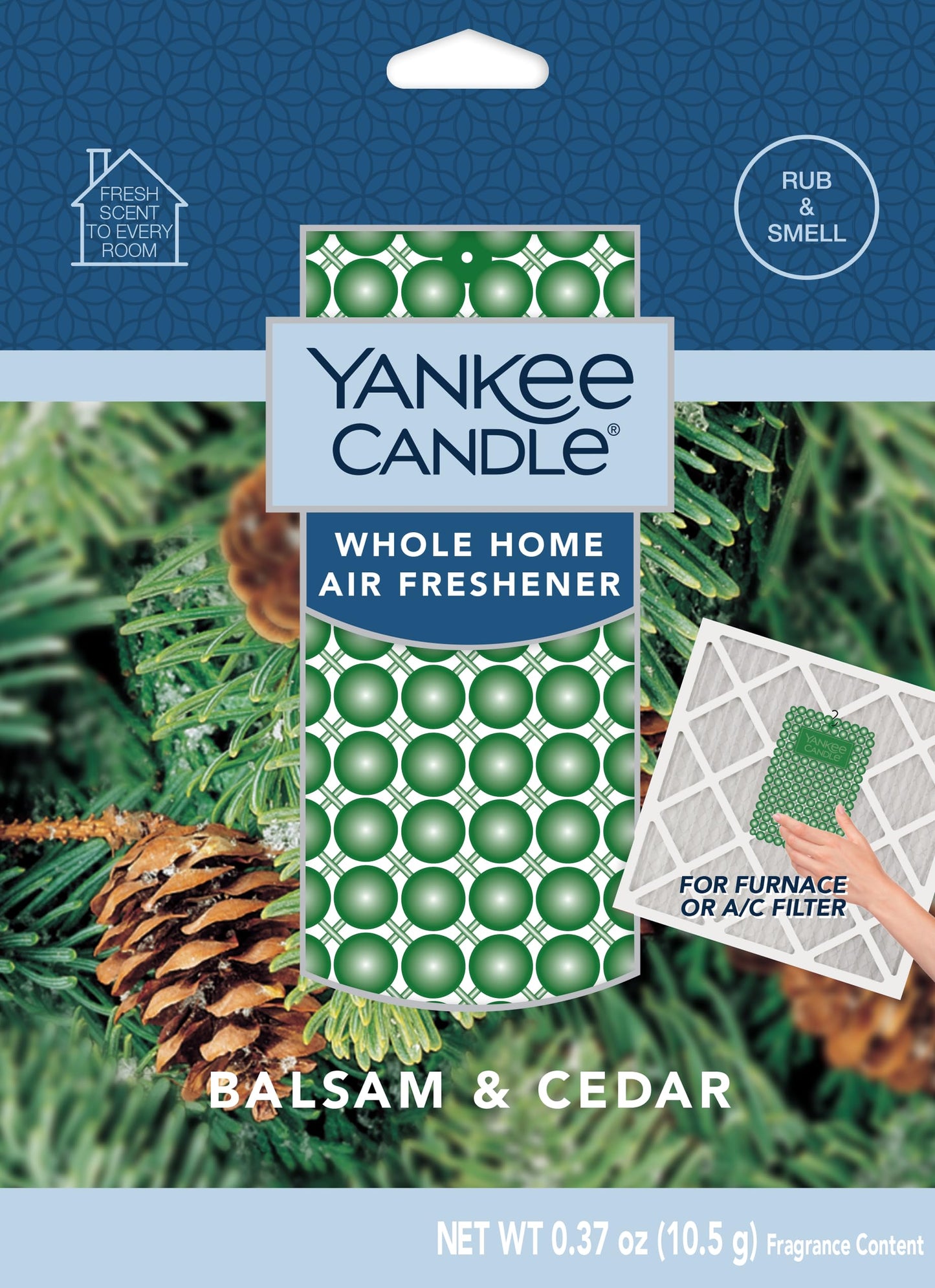 Yankee Candle Whole Home Air Feshener Variety Pack (Macintosh, Pink Sands, Catching Rays, Sun and Sand, Apple Pumpkin, Balsam Cedar, Sage Citrus, & Bahama Breeze) (1ea / Pack of 8)