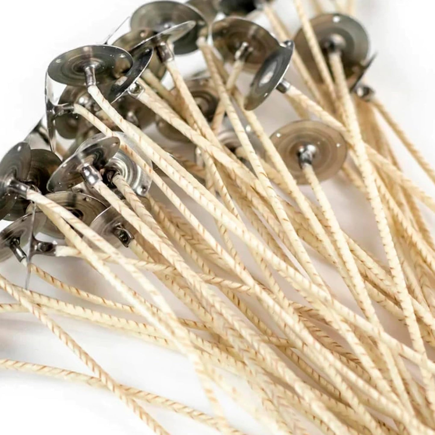 EAP Innovations CD-2 Candle Making Wicks, Ideal for Vegetable-Based Waxes, Flat Braided, Coreless Wicks for Candle Making & Consistent Flame, 6" Length, Pack of 100