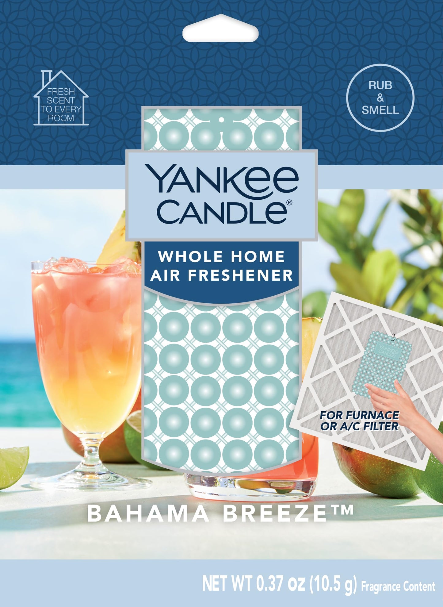 Yankee Candle Whole Home Air Freshener Variety Pack (Bahama Breeze, Catching Rays, Sun and Sand, & Pink Sands) (1ea / Pack of 4)