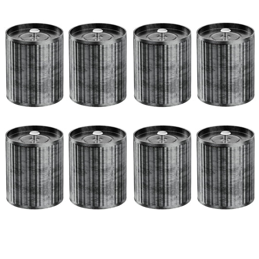 Phinicco 8 pcs 12 oz Empty Candle Tins for Candle Making Vintage Style Candle Jars with Lid