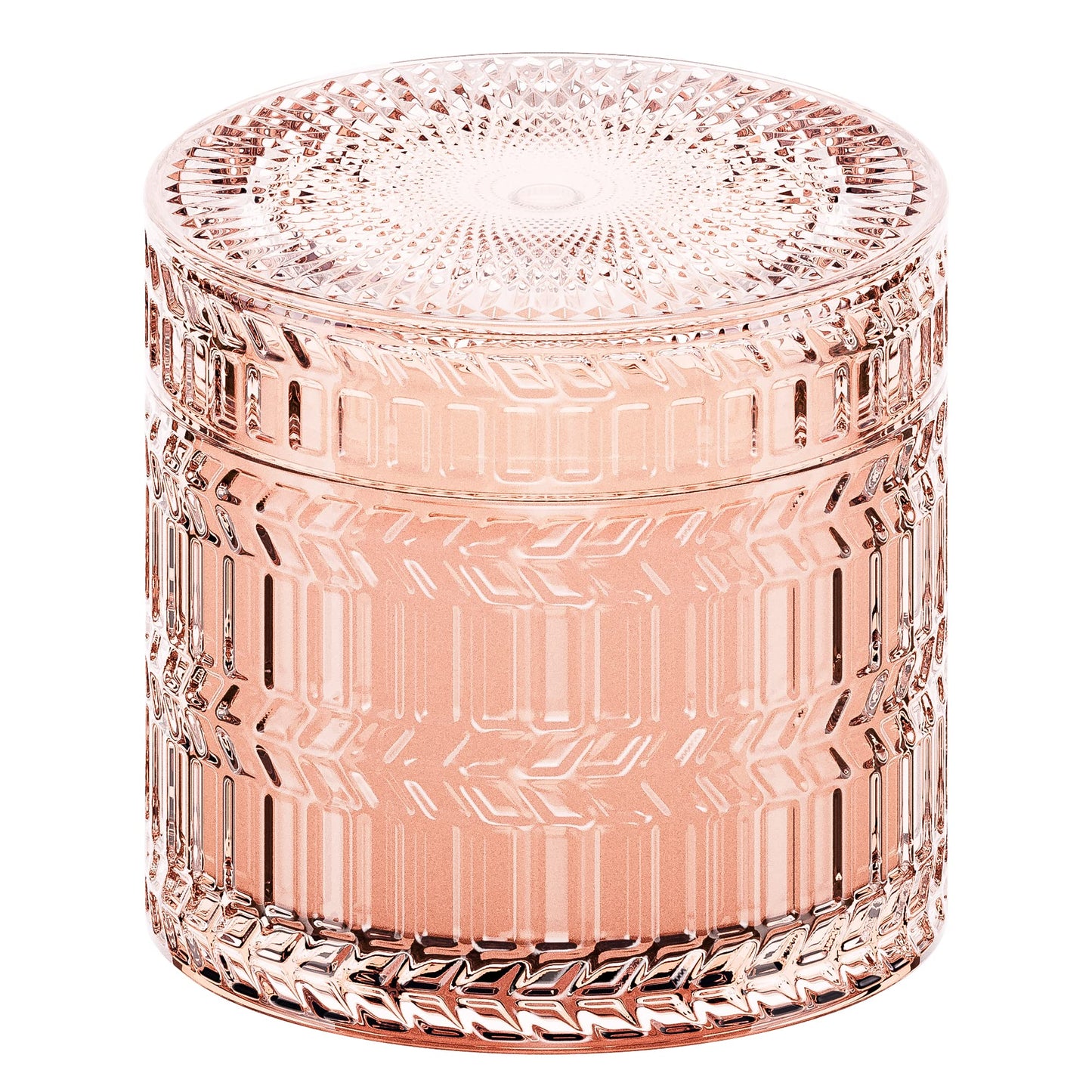 Hidden Label Sandalwood & Rose Scented Candle,Pink Decorative jar Candle