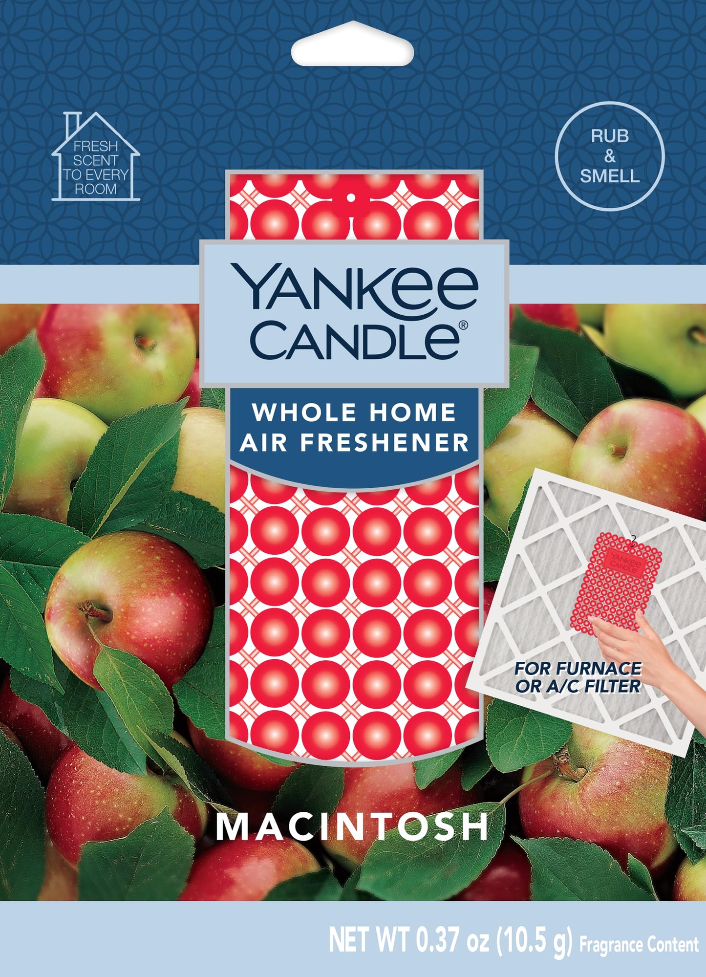 Yankee Candle Whole Home Air Feshener Variety Pack (Macintosh, Pink Sands, Catching Rays, Sun and Sand, Apple Pumpkin, Balsam Cedar, Sage Citrus, & Bahama Breeze) (1ea / Pack of 8)